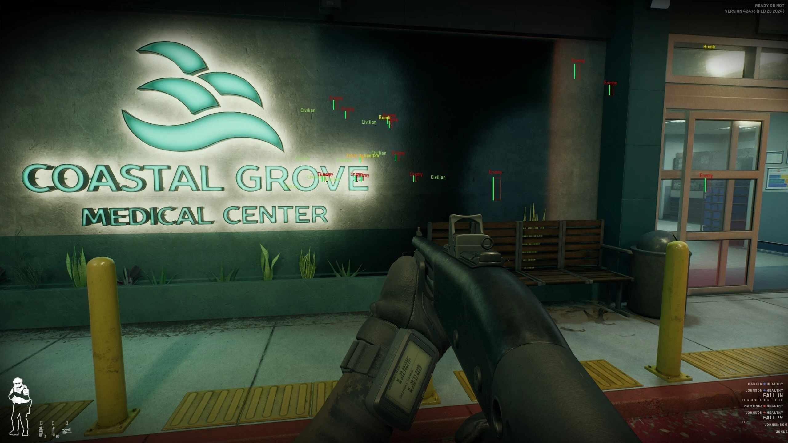 Ready or Not 严阵以待·透视无后座解锁门作弊