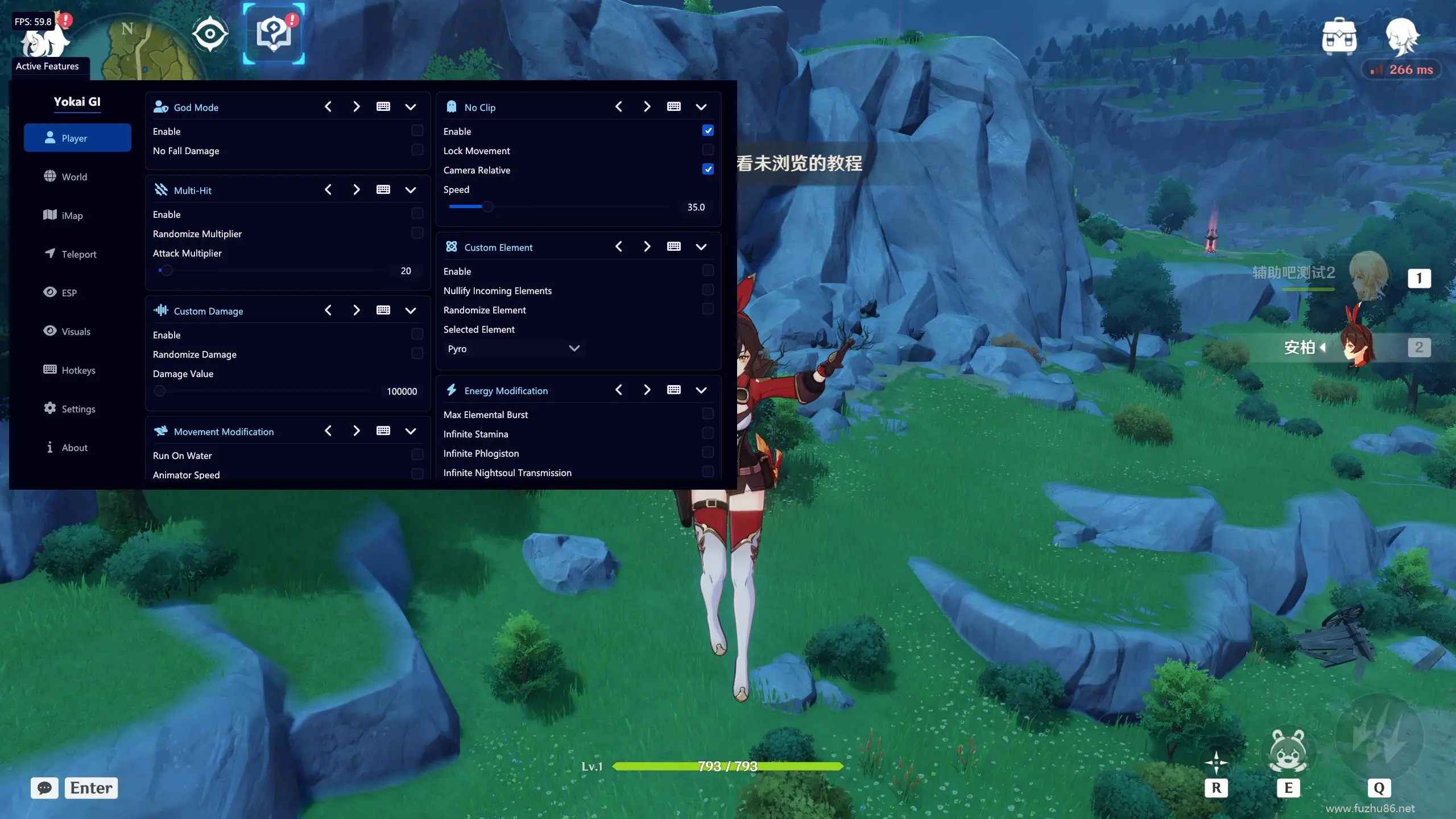 PC原神Yokai·多功能辅助6.5国际服